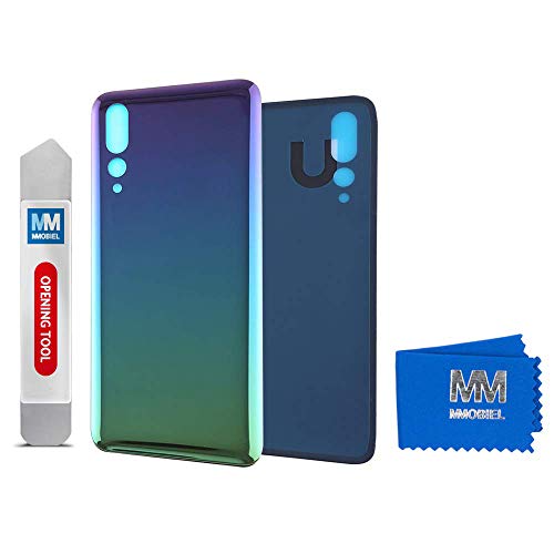 MMOBIEL Tapa de Bateria Cubierta Trasera de Vidrio Compatible con Huawei P20 Pro 2018 6.1 pulg (Crepúsculo)