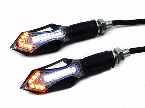 Motocicleta flecha LED señal de vuelta Indicador de freno Stop luz trasera para Cruiser Cafe Racer Bobber Dual Sport Custom