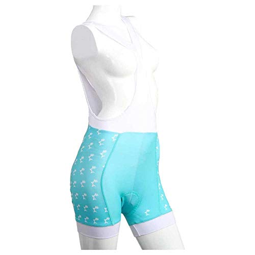 MSC Bikes CCLAUDIAGN Culotte Corto, Mujer, Azul Turquesa, L