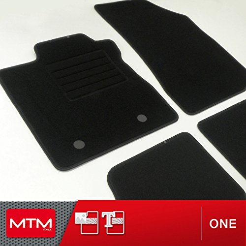 MTM Alfombrillas Sandero II/Stepway II Desde 12.2012-, a Medida Forma Original en Moqueta Antideslizante, cód. One 4139