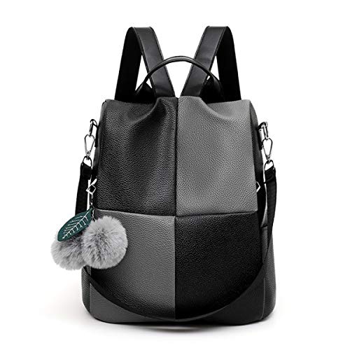 NICOLIE Mochila Escolar De Cuero Antirrobo para Mujer, Bolso De Viaje, Bolso De Hombro