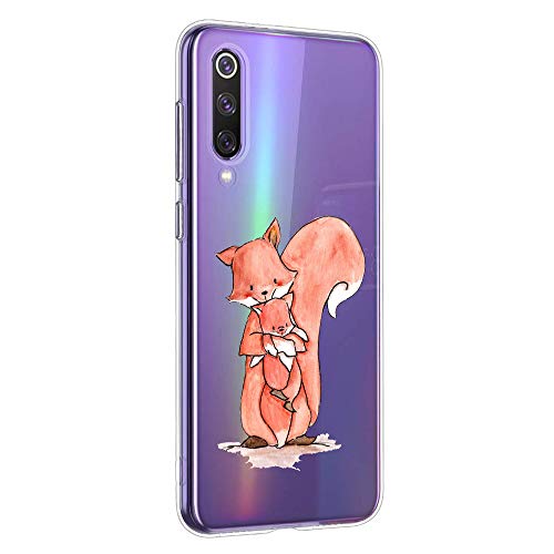 Oihxse Compatible con Huawei P9 Plus Silicona Funda Transparente Gel TPU Flexible Protectora Carcasa Dibujos Elefante Patrón Ultra Thin Estuche Cover Case(D8)