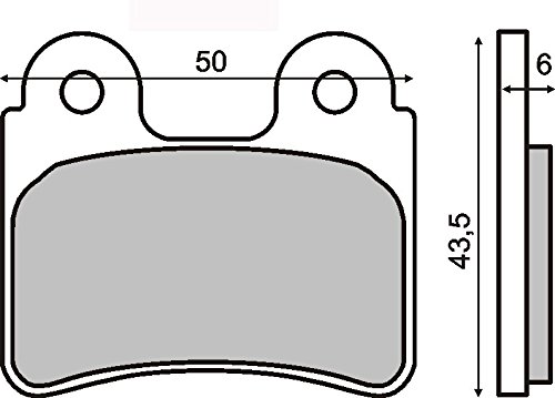 pastillas de freno Organica delantero compatible con MONTESA Cota 4Rt 260 2014-2014