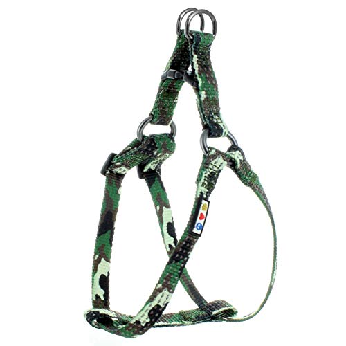 Pawtitas Adiestramiento Arnés para Perro o Cachorro Reflectante | Arnes Perro Antitirones Easy Walk | Arneses para Perro para Entrenamiento - Arnes Perro Mediano Camuflaje Verde