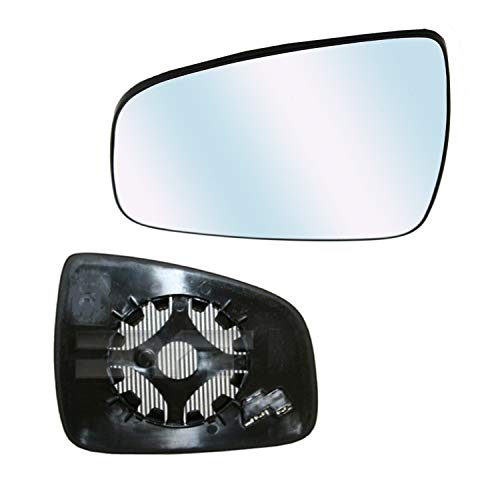 Placa espejo retrovisor izquierdo convexa térmica, compatible con Dacia Sandero Steepway del 01/2009 al 12/2012