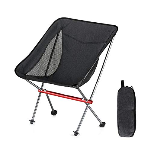 Pumprout Silla de Camping Silla de Playa Plegable Ultraligera para Pesca Silla de Viaje Plegable Taburete portátil para Barbacoa al Aire Libre