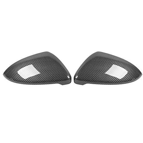 Qiilu 2 unids Estilo de Fibra de Carbono Espejo Retrovisor Cubierta ABS Espejo Lateral Carcasa para Golf 7 14-18