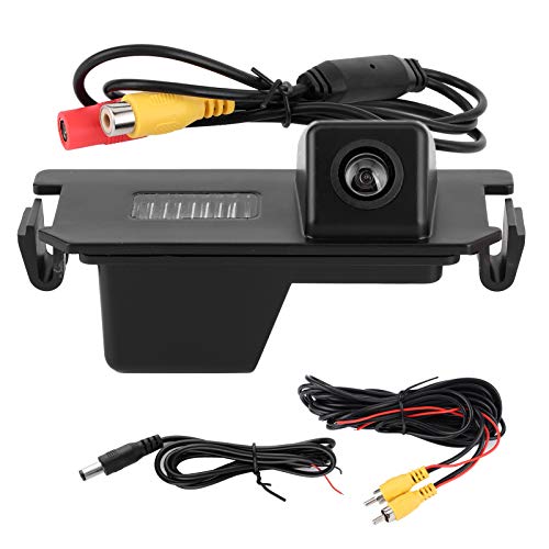 Qiilu IP67 Impermeable cámara de visión Trasera de Coche Digital CCD cámara de vídeo Compatible con Hyundai I30 Rohens Coupe Verna/Kia Soul