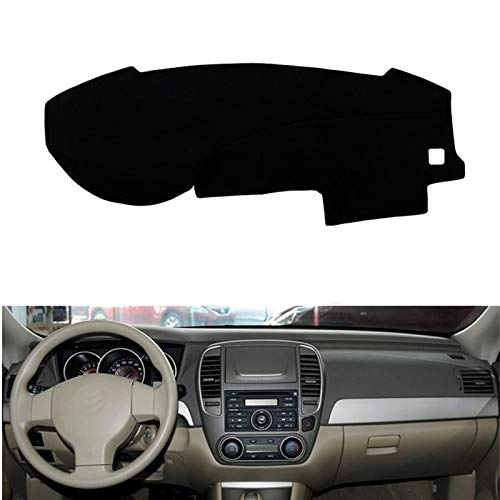 QOHFLD para Nissan Bluebird Sylphy Almera G11 2005-2012, LHD Car Dashboard Cover Dash Mat   Pad Anti-UV Sun Shade Instrument Carpet