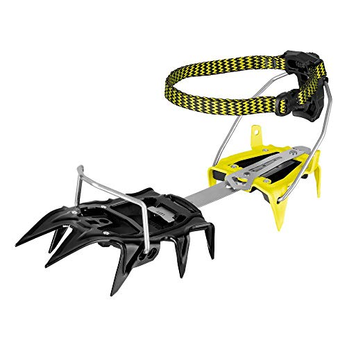 SALEWA Alpinist Pro Crampones, Adultos Unisex, Black/Yellow (Multicolor), Talla Única