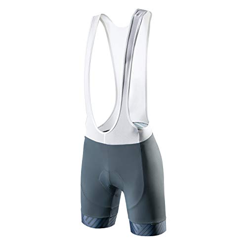 Santic Culote Bicicleta Hombre Culotte Ciclismo Hombre Culote MTB Pantalones Cortos Ciclismo Hombre Gris EU XXL