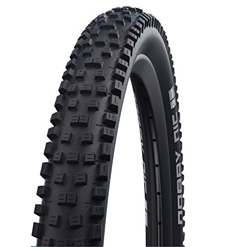 Schwalbe HS602 Nobby Nic-Cubierta para Bicicleta, Deportes y Aire Libre, Negro, 27 Pulgadas