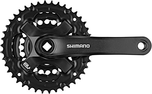 SHIMANO FC de ty501 Cuadrado 6/7/8 Compartimento de bielas, Negro, 175 mm