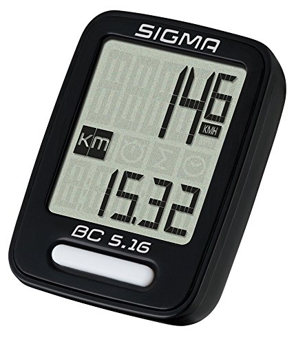 Sigma 05160 Ciclocomputador, Unisex Adulto, Negro, Talla Única