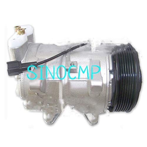 SINOCMP Compresor AC 92600-VC900 DKS17CH PV7 Compresor de aire acondicionado nuevo compresor de aire acondicionado AC compresor embrague Assy para Nissan Patrol Terrano Pathfinder Navar.