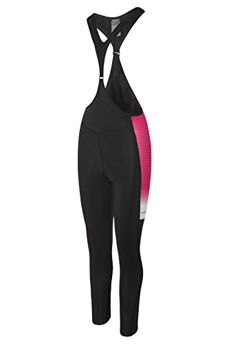 Spiuk Performance Culote Largo C/T, Adultos Unisex, Negro/Rosa, L