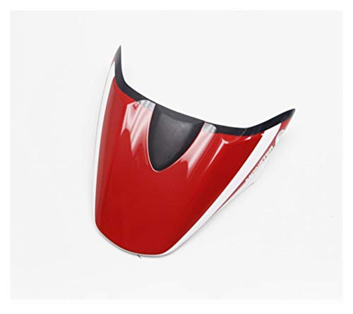 SSXPNJALQ For los Seat Trasero de la Motocicleta Ducati Tapa colín de la Capucha en Forma for Monster 696 796 1100 (Color : Red with Black)