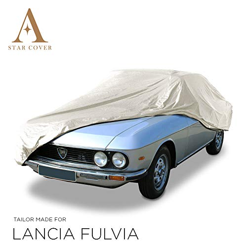 Star Cover Funda DE Exterior Lancia Fulvia | Caqui Cubierta DE Coche Exterior | Cubierta Auto | 100% Impermeable Y Transpirable | Entrega RÁPIDA
