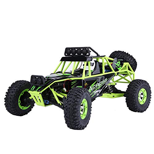 Tbest 2.4GHz RC Crawler Toy, Wltoys 12428 RC Coche Teledirigido Coche de Oruga 4WD 1/12 Escala Electric Off-Road Rock Crawler Car USB (1-veh)