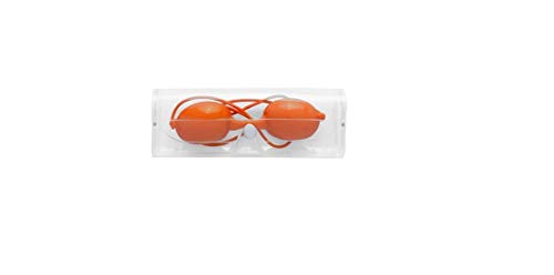 TONOSEVILLA - 1 GAFAS PROTECTORA PROTECTOR RAYOS UVAS SOLAR CABINA BRONCEADO SILICONA (NARANJA)