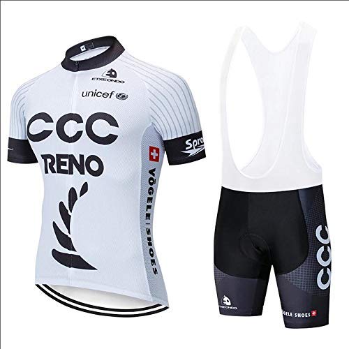 TOPBIKEB Hombres Ciclismo Maillot Mangas Cortas y Ciclismo Culote Bicicleta