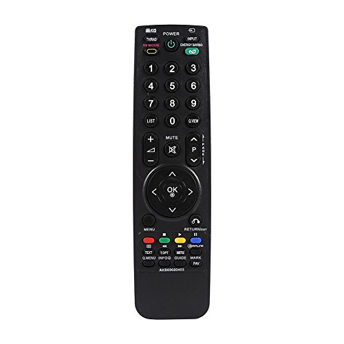 Topiky Reemplazo del Controlador de Control Remoto Universal AKB69680403 para LCD/LED/Smart TV/Estabilidad/Material ABS/Negro