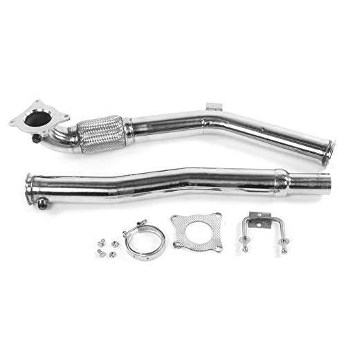 Tubo colector de escape Turbo Downpipe, ajuste de acero inoxidable 304 para motores MK5 MK6 2.0T FSI TSI, sistema de escape de coche