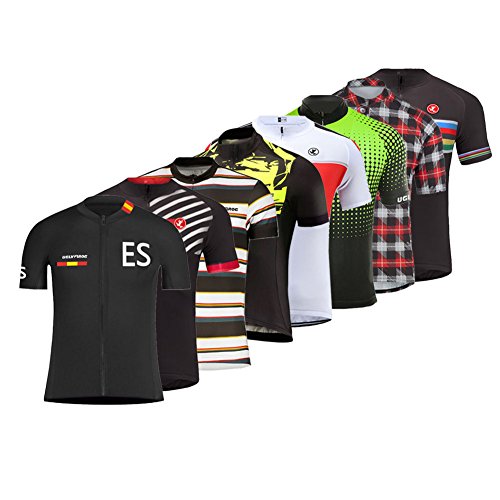 Uglyfrog Camisetas de Ciclismo para Hombre, Camiseta Corta, Top de Ciclismo, Jerseys de Ciclismo, Ropa de Ciclismo, Mountain Bike/MTB Shirt, Transpirable y Que Absorbe El Sudor, Secado Rápido