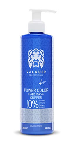 Válquer Professional Mascarilla Power Color cabellos teñidos. Vegano y sin sulfatos (Plata). Potenciador color pelo- 275 ml