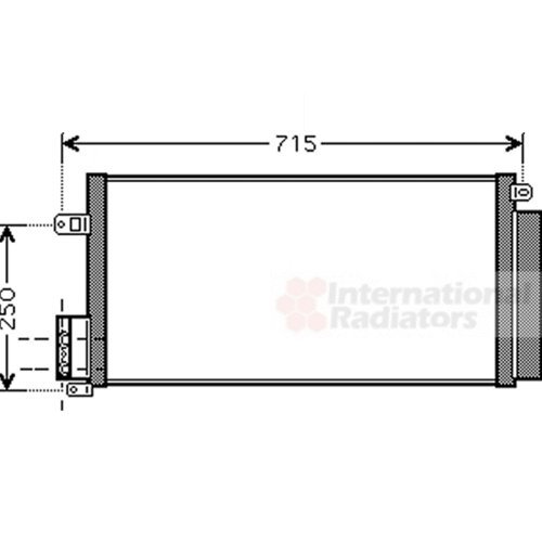 Van Wezel 17005310 condensador del sistema de climatización