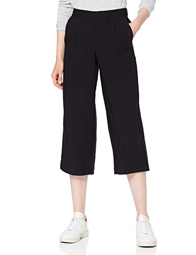 Vero Moda VMCOCO HW Culotte Pants Noos Pantaln, Negro (Black Black), L para Mujer