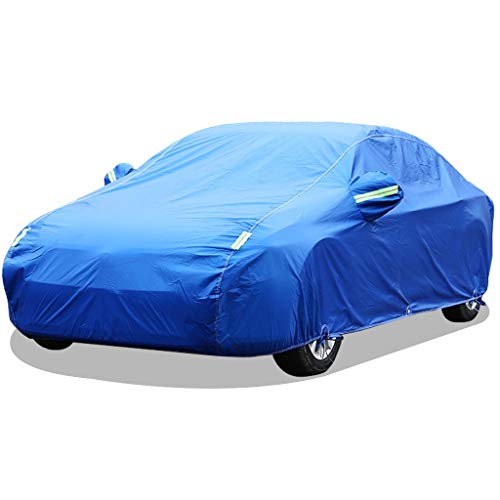 Whitejianpeak Cubierta Impermeable del Coche Compatible con JEPP Cherokee,Comanche,Commander,Compass Fundas para Coche Coche Exterior Nuevo Modelo Cubierta Protectora (Color : Blue, Size : Comanche)