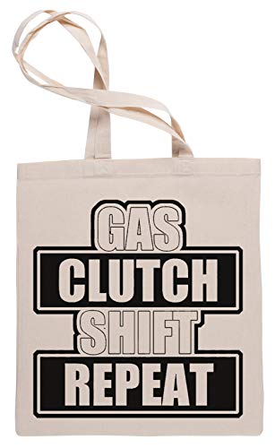 Wigoro Gas Clutch Shift Repeat Bolsa De Compras Tote Beige Shopping Bag