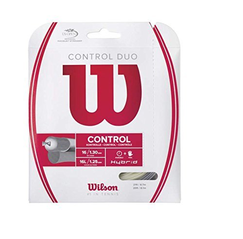 Wilson Control Duo Hybrid 16 Tennis String Set by