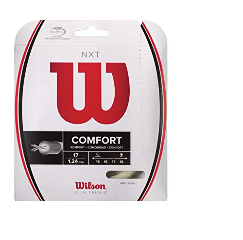 Wilson NXT Cordaje de tenis, 12.2 m, unisex, natural, 1.30 mm