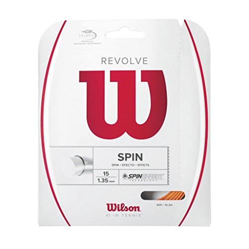 Wilson Revolve 15 Cordaje para Raquetas-Unisex, Naranja, NS