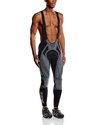 X-Bionic The Trick EVO Culotte Largo, Hombre, Negro/Blanco, S