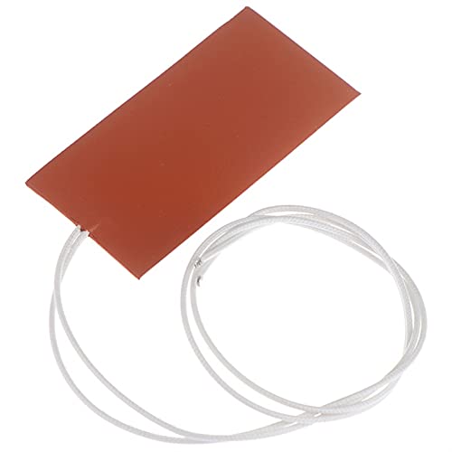 XBaofu Mat Placa 1pc 15W 12V DC 50x100mm Impermeable Flexible de Silicona del cojín Calentador de Alambre Calentador del Bloque del Motor del cárter de Aceite Tanque hidráulico de calefacción