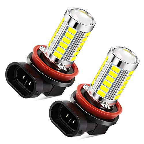 XIAOYAFANG Hxfang® 2 unids H8 H8 H11 Coche LED Luces de Niebla Bombilla Ajuste para Mazda 5 Chevrolet Cruze Jeep Grand Cherokee Mercedes W203 VW Golf 5 Ahora Caliente