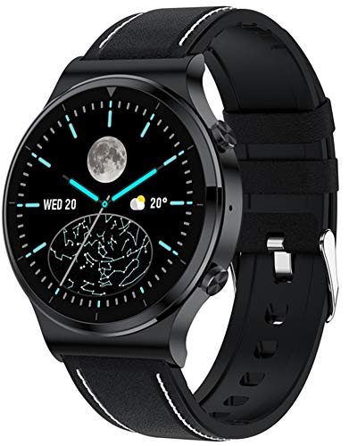 XWZ Reloj Inteligente Reloj De Pulsera Rastreador De Ejercicios Bluetooth Llamada Reloj Inteligente Hombres IP68 Impermeable 1.3 Pulgadas Pantalla Táctil Completa Deportes Fitness,D