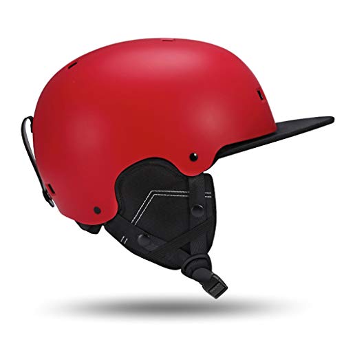 XY&CF Casco de esquí para Hombres y Mujeres Cascos Ligeros de Doble Chapa Deportes de esquí Equipo de Equipo de protección Casco de Nieve (Color : D, Tamaño : L)