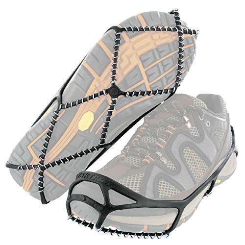 Yaktrax Walker, Crampones para Hombre, Negro, Extra Small