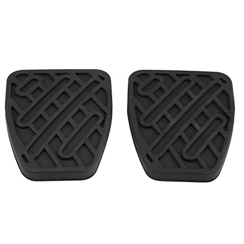 Yctze Pastillas de Pedal de Embrague de Freno, 1 par de Cubierta de Goma de Almohadilla de Pedal de Embrague de Freno automático para Qashqai 2007-2016 OE número 46531JD00A