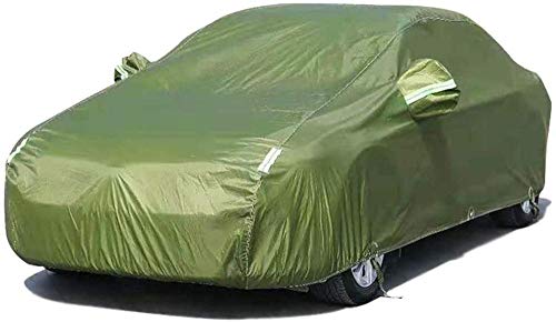 YYZZ Cubierta del Coche Cubierta del sedán Impermeable/a Prueba de Viento/a Prueba de Polvo/protección UV Cubiertas Completas para automóviles para el sedán Mazda MX-6 RX-7 RX-8 Tribute-MX-6_Verde_