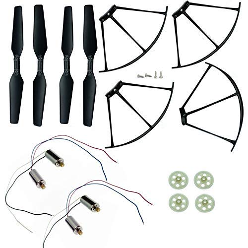 Accesorios de juguete Piezas de repuesto Protector de hoja de hélice Protector Motor de engranajes / Ajuste para SJR / C Z5 SJRC Z5 RC Quadcopter Accesorios para drones SJ R / C Z5 Quadcopter (Color: