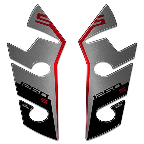 Adhesivos 3D Compatible con Protectores de Horquilla Guardabarros Ducati Multistrada 1260S 2020