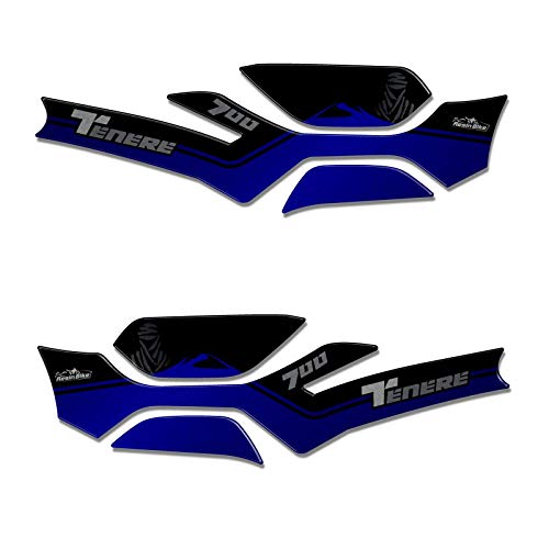 Adhesivos 3D Protección Paramani Compatible con Yamaha Tenere 700 2019 Azul