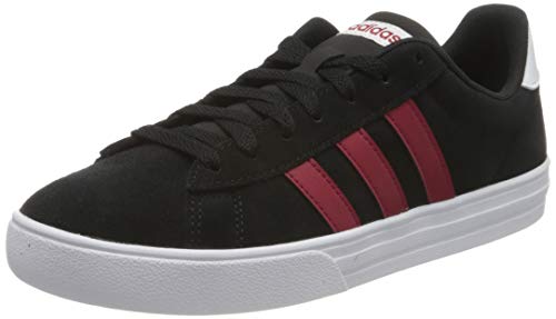 adidas Daily 2.0, Zapatillas de Gimnasio Hombre, Core Black Active Maroon FTWR White, 44 EU