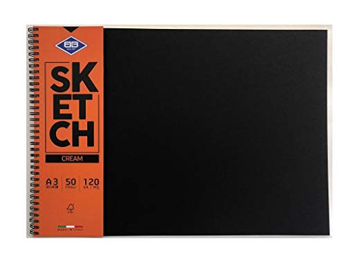 AEROGRAFANDO Bloc Sketch Cream para dibujo A3 120 g/m²