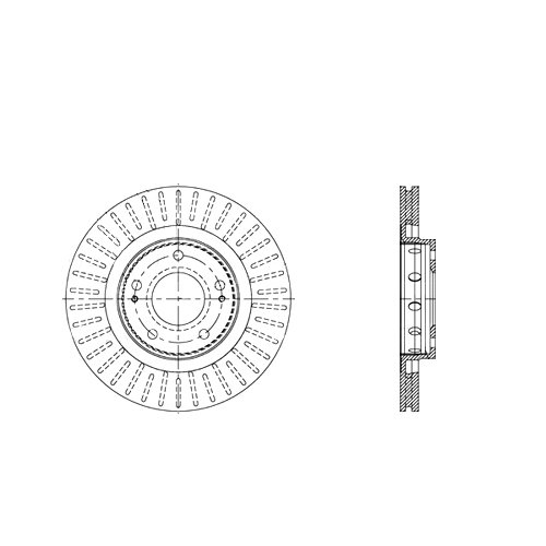 Akebono bn-0437e rotors de disco de freno